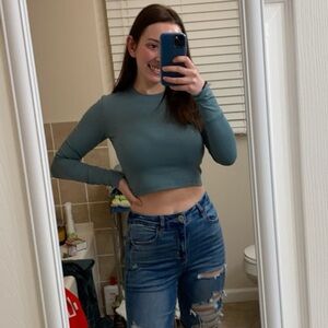 Paragon Long Sleeve Crop Top